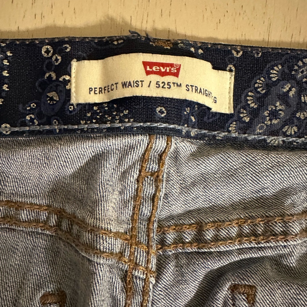Levi's Blue Straight Leg Jeans Classic Style